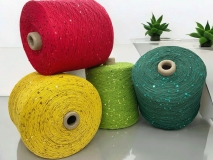 COTTON PAILLETTES 3mm - КОТОН З ПАЄТКАМИ 3мм